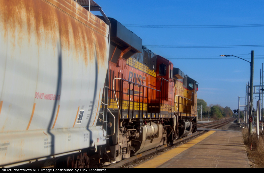 Eastbound BNS and UP